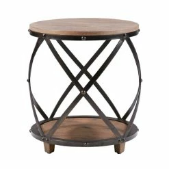 Top 10 ⭐ Madison Park Kagen Antique Bronze Bent Metal Accent Table ❤️