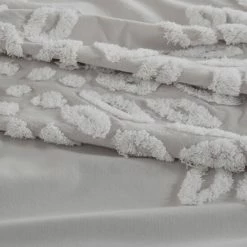 Buy 🤩 Madison Park Pansy Grey/ White Tufted Cotton Chenille Floral Coverlet Set ✨ -Madison Park Sales unnamed file 3114