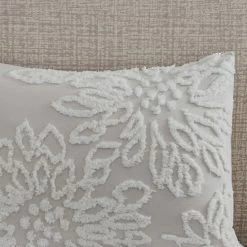 Buy 🤩 Madison Park Pansy Grey/ White Tufted Cotton Chenille Floral Coverlet Set ✨ -Madison Park Sales unnamed file 3115