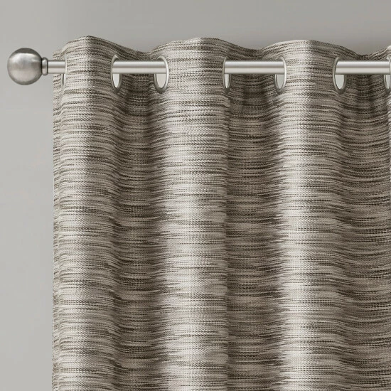 Brand new 👍 Madison Park Quinn Yarn Dyed Texture Grommet Top Single Curtain Panel Mocha ✔️ 10 Brand new 👍 Madison Park Quinn Yarn Dyed Texture Grommet Top Single Curtain Panel Mocha ✔️ - Image 8