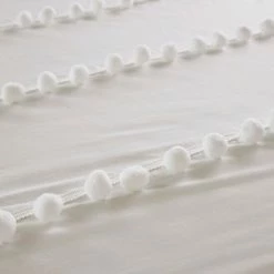 Flash Sale 👏 Madison Park Tracie Pom Pom Cotton Duvet Cover Set Ivory 💯 -Madison Park Sales unnamed file 3162