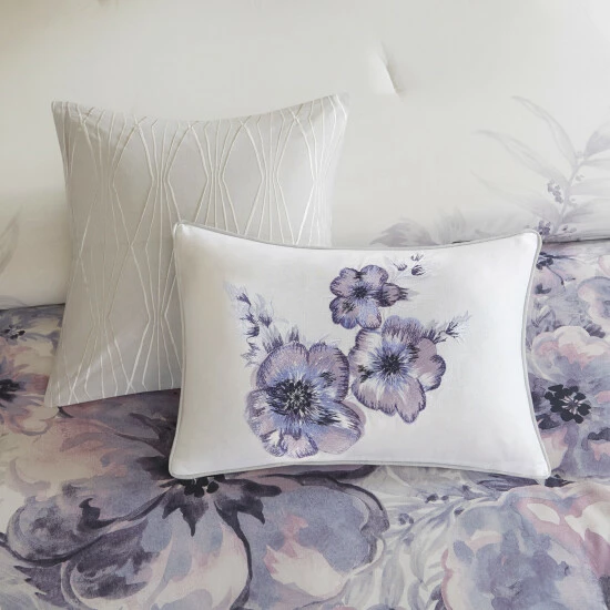 Cheap ๐ Madison Park Adella Purple 7 Piece Cotton Printed Comforter Set ๐คฉ 11 Cheap ๐ Madison Park Adella Purple 7 Piece Cotton Printed Comforter Set ๐คฉ - Image 9