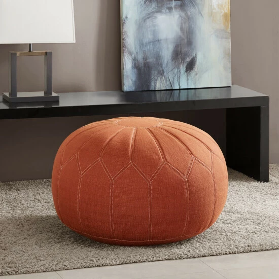 Discount โ Madison Park Taylor Round Pouf Ottoman Tan ๐ฅฐ 3 Discount โ Madison Park Taylor Round Pouf Ottoman Tan ๐ฅฐ