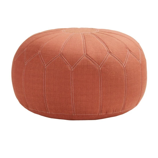 Discount โ Madison Park Taylor Round Pouf Ottoman Tan ๐ฅฐ 4 Discount โ Madison Park Taylor Round Pouf Ottoman Tan ๐ฅฐ - Image 2
