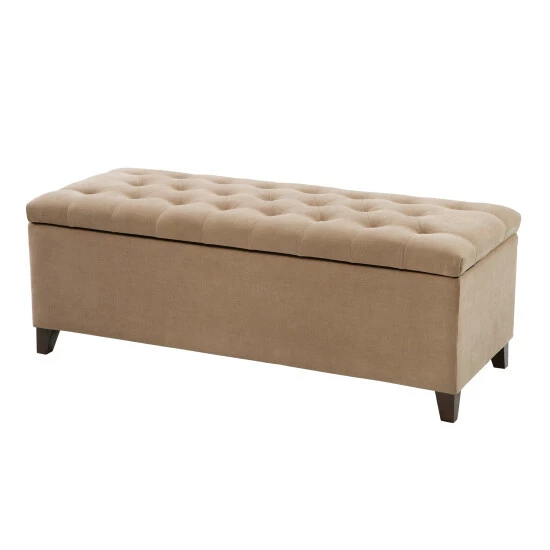 Hot Sale ๐ฅ Madison Park Sasha Tufted Top Soft Close Storage Bench Charcoal โญ 5 Hot Sale ๐ฅ Madison Park Sasha Tufted Top Soft Close Storage Bench Charcoal โญ - Image 3