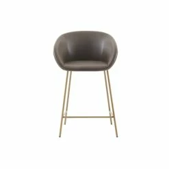 New 🛒 Madison Park Andrina Brown/ Gold Counter Stool 🔥 -Madison Park Sales unnamed file 3240