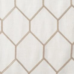 Hot Sale ✨ Madison Park Asher Metallic Geo Embroidered Window Panel Taupe 👍 -Madison Park Sales unnamed file 3254