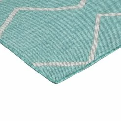 Cheap 🔥 Madison Park Cove Aqua/ White Moroccan Tile Indoor/Outdoor Rug ✔️ -Madison Park Sales unnamed file 3321