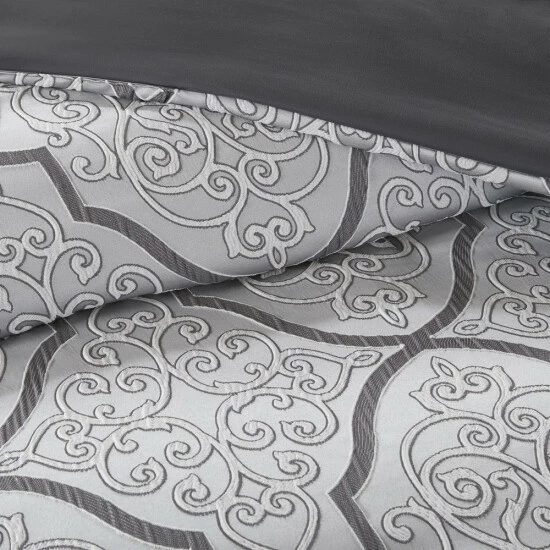 Best Sale ✨ Madison Park Anouk Silver Abstract 12 Piece Comforter Set ✔️ 8 Best Sale ✨ Madison Park Anouk Silver Abstract 12 Piece Comforter Set ✔️ - Image 6