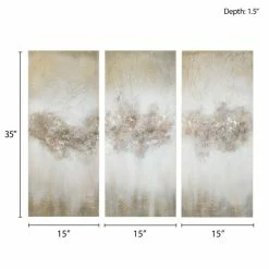 Top 10 🎉 Madison Park Luminous Taupe Hand Painted Heavy Textured Glitz Canvas 3 Piece Set 😀 -Madison Park Sales unnamed file 334