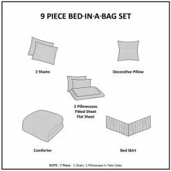 Best Pirce 🎉 Madison Park Essentials Nicolette Comforter Set With Cotton Bed Sheets ✔️ 18 Best Pirce 🎉 Madison Park Essentials Nicolette Comforter Set With Cotton Bed Sheets ✔️ -Madison Park Sales unnamed file 3427