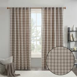 Top 10 🤩 Madison Park Salford Plaid Rod Pocket And Back Tab Single Curtain Panel With Fleece Lining Brown 🤩 -Madison Park Sales unnamed file 3466