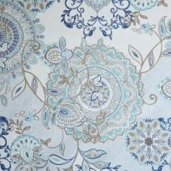 Hot Sale ⌛ Madison Park Loleta Cotton Printed Shower Curtain Blue 😀 -Madison Park Sales unnamed file 3473