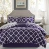 Coupon 😍 Madison Park Essentials Concord Purple/ Grey Reversible Complete Comforter Set With Cotton Bed Sheets 😉 -Madison Park Sales unnamed file 3533