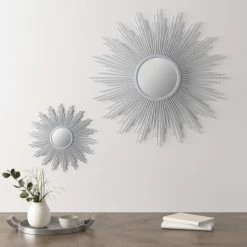 Discount ⭐ Madison Park Fiore Round Sunburst Wall Decor Mirror Silver 🧨 -Madison Park Sales unnamed file 358