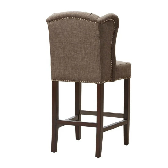Best deal 💯 Madison Park Lydia Taupe Tufted Wing Counter Stool 🎉 7 Best deal 💯 Madison Park Lydia Taupe Tufted Wing Counter Stool 🎉 - Image 5