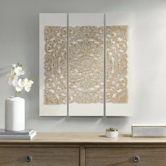 Best deal 🌟 Madison Park Mandala 3D Embellished Canvas 3 Piece Set 😉 11 Best deal 🌟 Madison Park Mandala 3D Embellished Canvas 3 Piece Set 😉 - Image 9