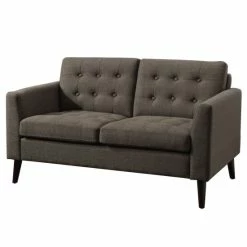 New 🎁 Madison Park Madison Furniture Estrella Multicolor Tufted Square Arm Loveseat 33 Inches Wide Grey ✔️ -Madison Park Sales unnamed file 3619