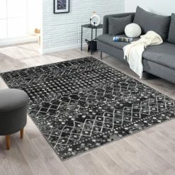 Cheapest 🌟 Madison Park Reese Moroccan Global Woven Area Rug Blue/cream 🎉