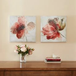 Budget 🔔 Madison Park Lovely Blooms Hand Embellished Canvas 2-piece Set 😍