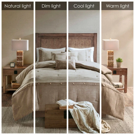 Coupon 🤩 Madison Park Westbrook 7 Piece Faux Suede Comforter Set Tan ✨ 6 Coupon 🤩 Madison Park Westbrook 7 Piece Faux Suede Comforter Set Tan ✨ - Image 4