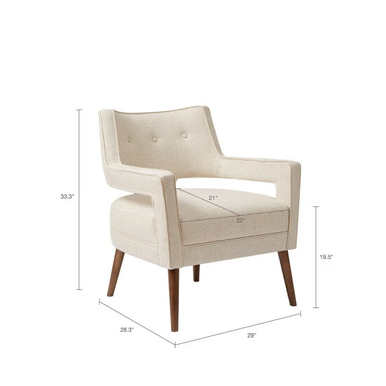 Flash Sale ๐คฉ Madison Park Nicoli Cream Accent Chair ๐ 9 Flash Sale ๐คฉ Madison Park Nicoli Cream Accent Chair ๐ - Image 7