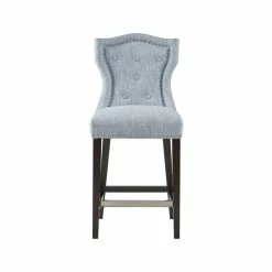 Outlet ⌛ Madison Park Mervin Light Blue 40-inch Counter Stool - 18.125"w X 21.25"d X 40.125"h ✔️ -Madison Park Sales unnamed file 3745