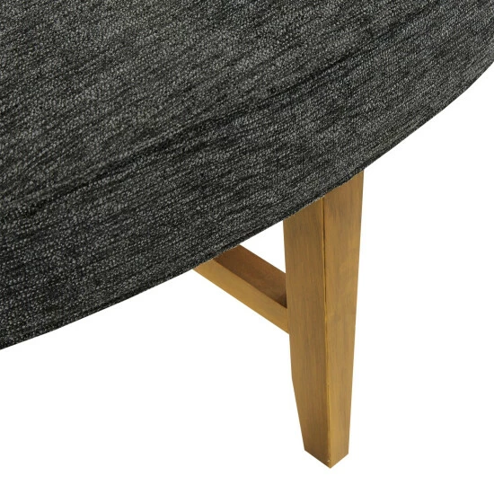 Brand new ๐ Madison Park Alina Dark Grey Oval Cocktail Ottoman ๐ 5 Brand new ๐ Madison Park Alina Dark Grey Oval Cocktail Ottoman ๐ - Image 3