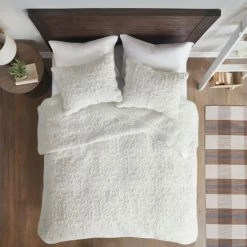Buy ๐ Madison Park Elsa Ivory Embroidered Faux Fur Coverlet Set ๐ 16 Buy ๐ Madison Park Elsa Ivory Embroidered Faux Fur Coverlet Set ๐ -Madison Park Sales unnamed file 3816