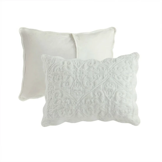 Buy ๐ Madison Park Elsa Ivory Embroidered Faux Fur Coverlet Set ๐ 12 Buy ๐ Madison Park Elsa Ivory Embroidered Faux Fur Coverlet Set ๐ - Image 10