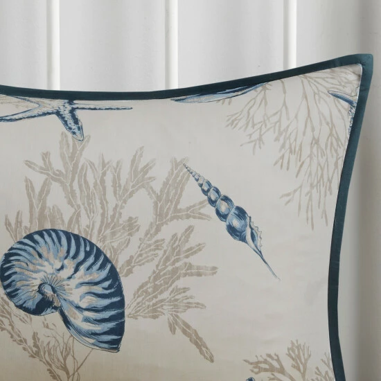 Top 10 ๐ Madison Park Nantucket Cotton Printed 7-piece Comforter Set Blue ๐ 6 Top 10 ๐ Madison Park Nantucket Cotton Printed 7-piece Comforter Set Blue ๐ - Image 4