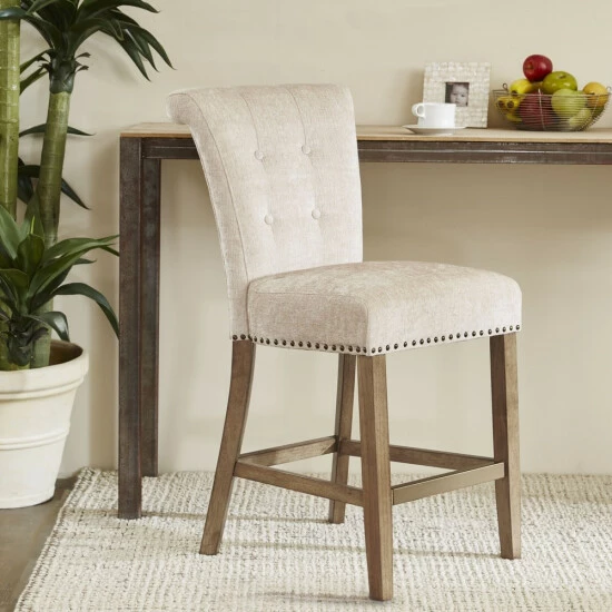 Best deal โ๏ธ Madison Park Weldon Cream Counter Stool - 21"w X 25.5"d X 39.75"h- ๐ 3 Best deal โ๏ธ Madison Park Weldon Cream Counter Stool - 21"w X 25.5"d X 39.75"h- ๐
