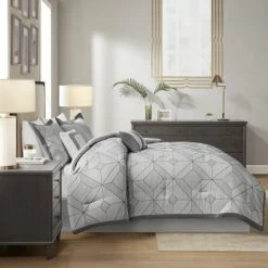Best Sale 🥰 Madison Park Tatum Gray 7 Piece Jacquard Comforter Set 😍 -Madison Park Sales unnamed file 3856