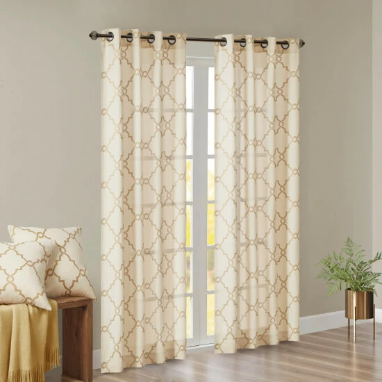 Top 10 ๐ Madison Park Westmont Fretwork Print Pattern Single Curtain Panel Grey ๐ 6 Top 10 ๐ Madison Park Westmont Fretwork Print Pattern Single Curtain Panel Grey ๐ - Image 4