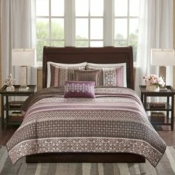 New 😍 Madison Park Dartmouth 5-piece Coverlet Set Red 🤩 -Madison Park Sales unnamed file 3895