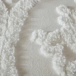 Best deal 👏 Madison Park Aeriela Tufted Cotton Chenille Damask Duvet Cover Set Off White 🥰 -Madison Park Sales unnamed file 39