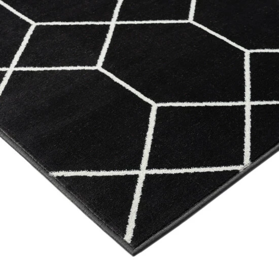 Hot Sale ๐ฅ Madison Park Bianca Trellis Geometric Woven Area Rug Black/cream ๐ 6 Hot Sale ๐ฅ Madison Park Bianca Trellis Geometric Woven Area Rug Black/cream ๐ - Image 4