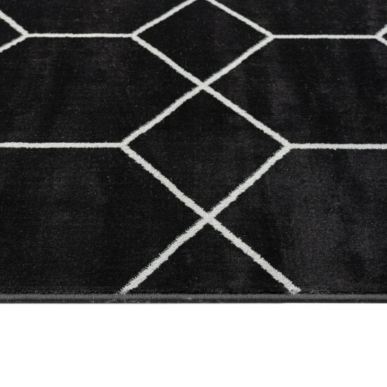 Hot Sale ๐ฅ Madison Park Bianca Trellis Geometric Woven Area Rug Black/cream ๐ 7 Hot Sale ๐ฅ Madison Park Bianca Trellis Geometric Woven Area Rug Black/cream ๐ - Image 5