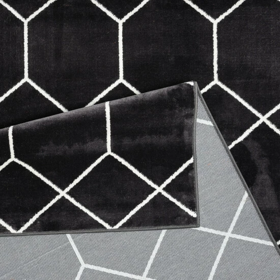 Hot Sale ๐ฅ Madison Park Bianca Trellis Geometric Woven Area Rug Black/cream ๐ 10 Hot Sale ๐ฅ Madison Park Bianca Trellis Geometric Woven Area Rug Black/cream ๐ - Image 8