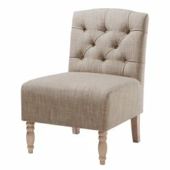 Flash Sale 🔥 Madison Park Lina Tufted Armless Slipper Chair Beige 🤩 -Madison Park Sales unnamed file 3953
