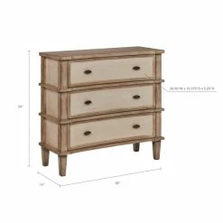 Outlet 🥰 Madison Park Diego Natural/ Cream 3 Drawer Chest 🔥 11 Outlet 🥰 Madison Park Diego Natural/ Cream 3 Drawer Chest 🔥 -Madison Park Sales unnamed file 4011