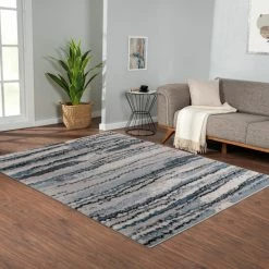 Flash Sale 💯 Madison Park Cadence Watercolor Abstract Stripe Woven Area Rug Blue 👍 -Madison Park Sales unnamed file 4067