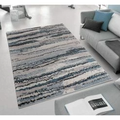 Flash Sale 💯 Madison Park Cadence Watercolor Abstract Stripe Woven Area Rug Blue 👍 -Madison Park Sales unnamed file 4068