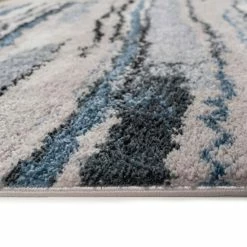 Flash Sale 💯 Madison Park Cadence Watercolor Abstract Stripe Woven Area Rug Blue 👍 -Madison Park Sales unnamed file 4072