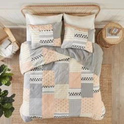 Discount ✔️ Madison Park Milly Blush/ Gray Cotton Coverlet Set 🔔 15 Discount ✔️ Madison Park Milly Blush/ Gray Cotton Coverlet Set 🔔 -Madison Park Sales unnamed file 4079