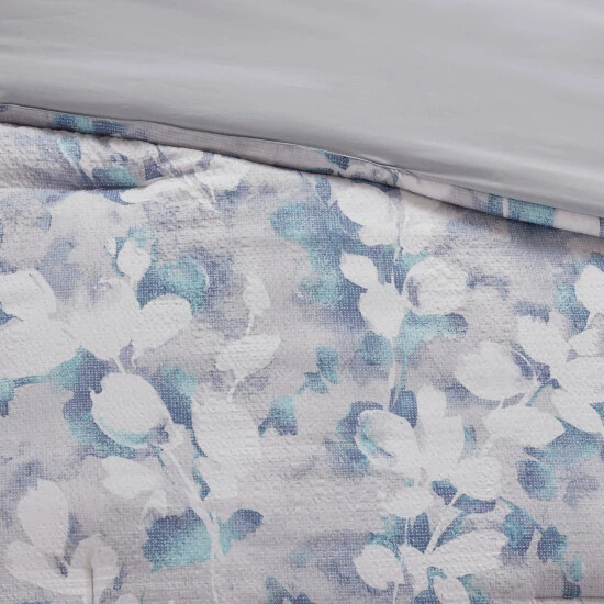 Buy ๐ Madison Park Zinnia Blue 8 Piece Printed Seersucker Comforter And Coverlet Set Collection ๐ 9 Buy ๐ Madison Park Zinnia Blue 8 Piece Printed Seersucker Comforter And Coverlet Set Collection ๐ - Image 7