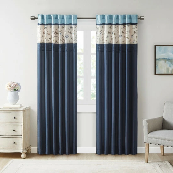 Outlet 👍 Madison Park Belle Embroidered Window Curtain Panel 😉 12 Outlet 👍 Madison Park Belle Embroidered Window Curtain Panel 😉 - Image 10