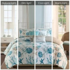 Cheap 🤩 Madison Park Pacific Grove 6 Piece Cotton Sateen Duvet Cover Set (Insert Excluded) Coral ⭐ -Madison Park Sales unnamed file 4186