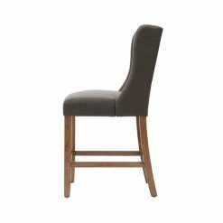 Budget 🥰 Madison Park Aida Charcoal Counter Stool - 21"w X 24"d X 41.5"h ⭐ -Madison Park Sales unnamed file 4207