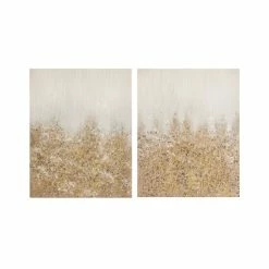 Buy ⌛ Madison Park Glimmer 100-percent Hand Brush Heavy Textured Glitz Embellished Canvas 2 Piece Set ✨ -Madison Park Sales unnamed file 4231